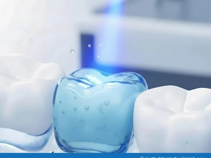 teeth whitening bleach