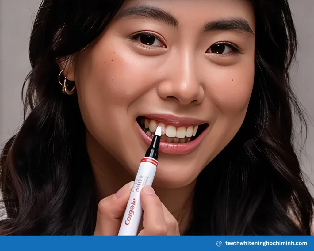 colgate optic white teeth whitening pen