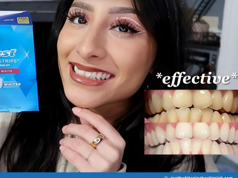 crest teeth whitening strips