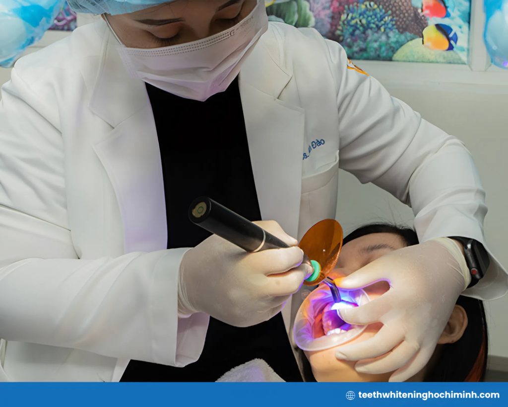 laser teeth whitening in white smile dental clinic
