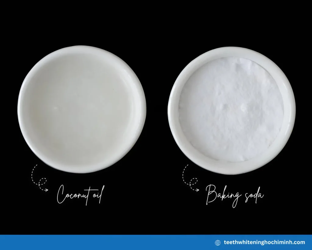 teeth whitening with coconut oil and baking soda