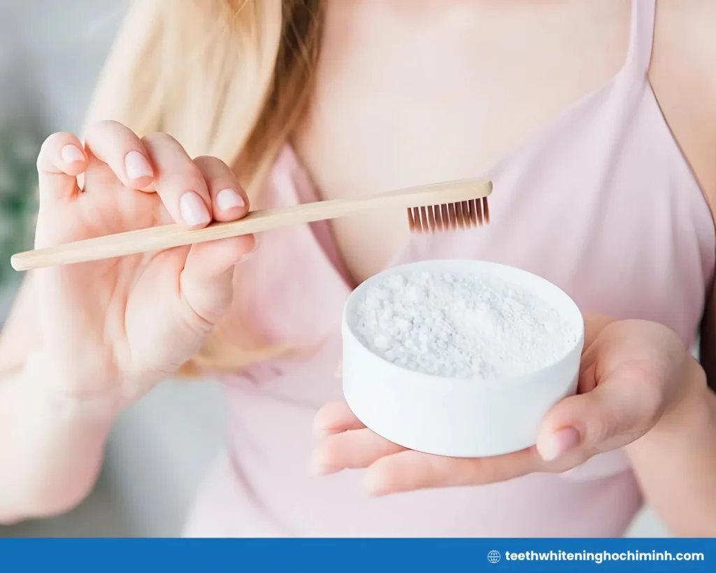 at home teeth whitening baking soda