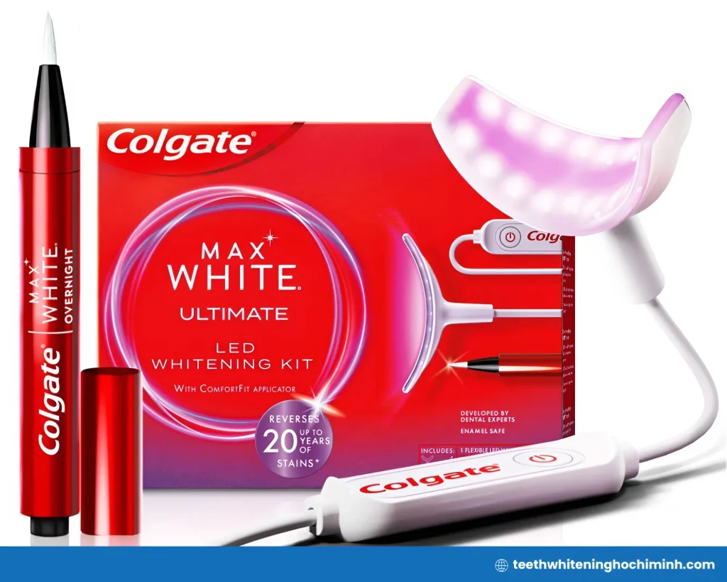 colgate led teeth whitening kit