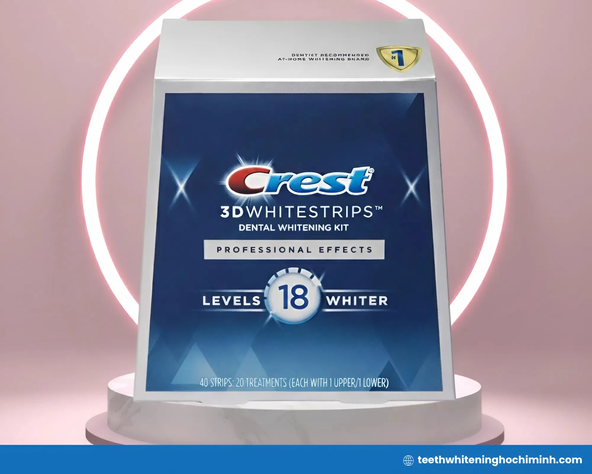 crest 3d whitestrips teeth whitening kit
