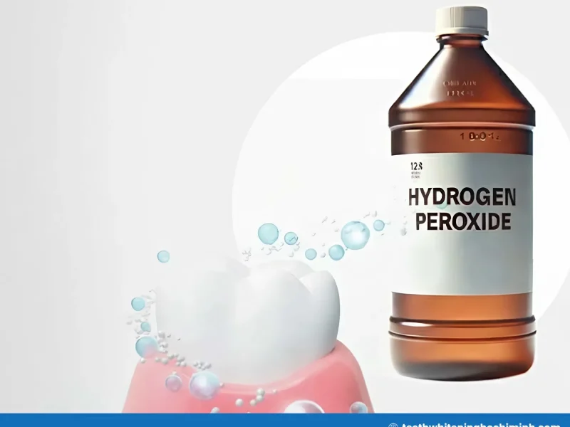 teeth whitening with baking soda and hydrogen peroxide