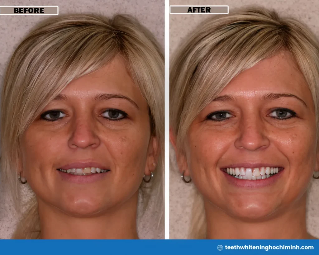 boutique teeth whitening before and after