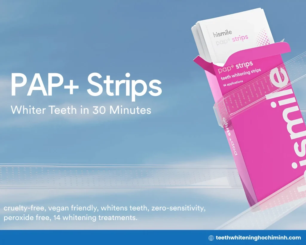 teeth whitening strips hismile