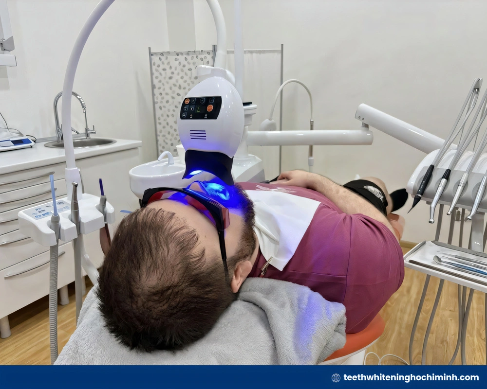 Professional Zoom teeth whitening procedure reviews in Ho Chi Minh city 2026