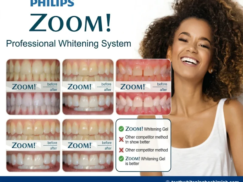 zoom teeth whitening at home
