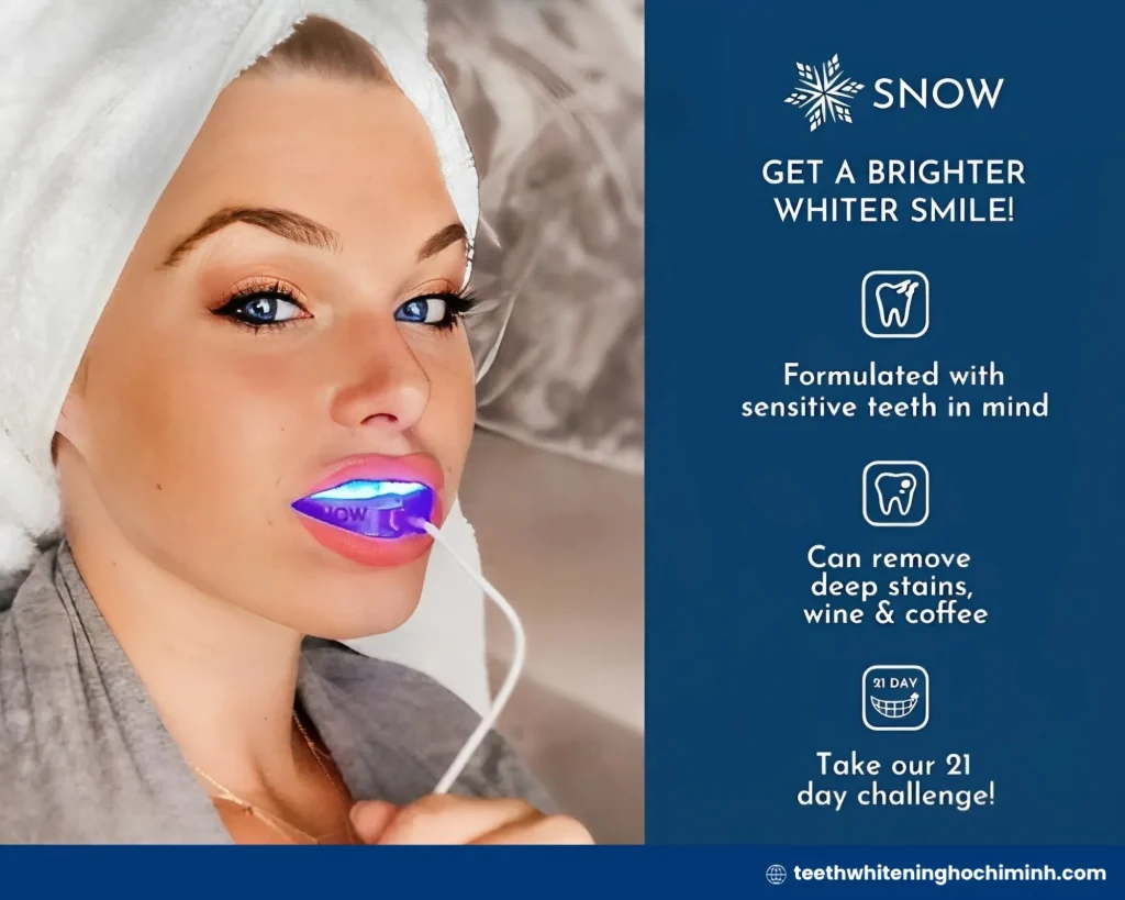 snow teeth whitening kit how to use