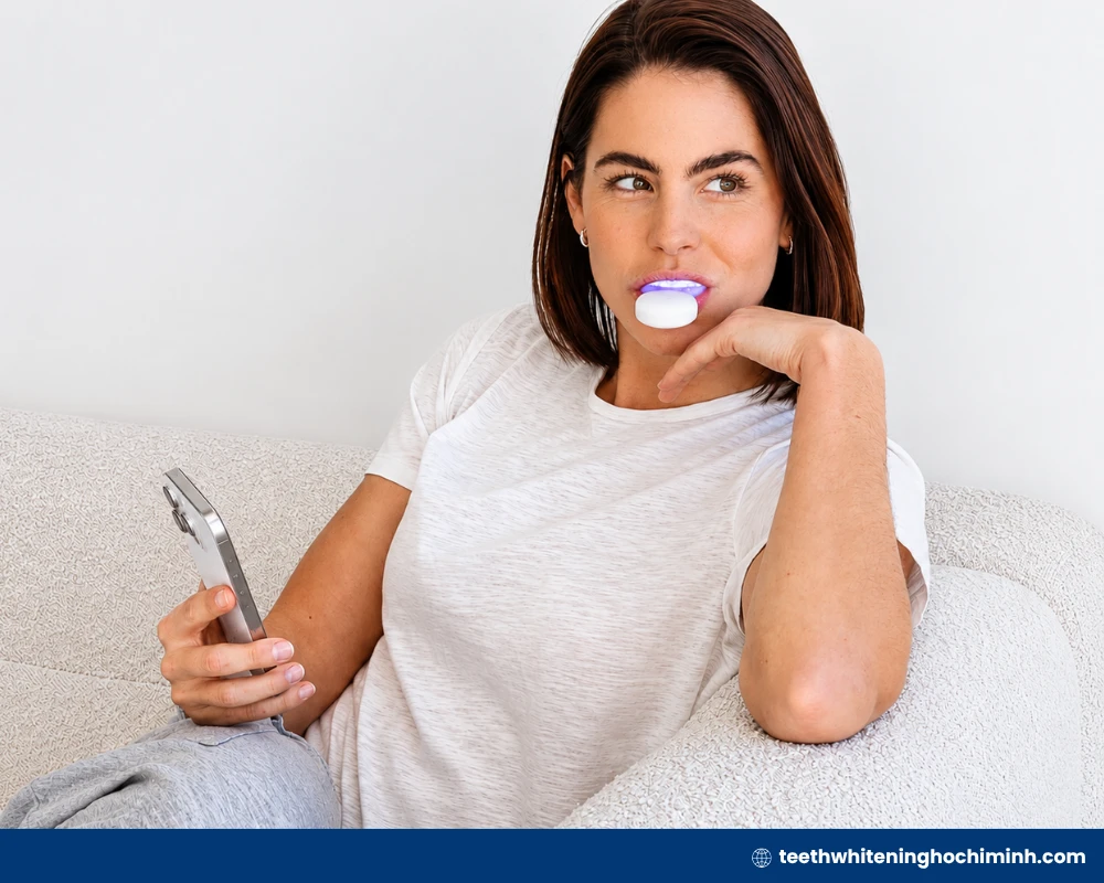teeth whitening laser kit how to use