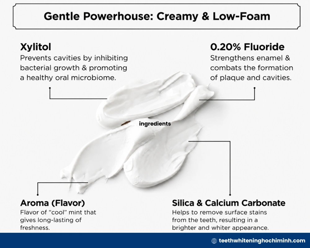marvis teeth whitening toothpaste ingredients
